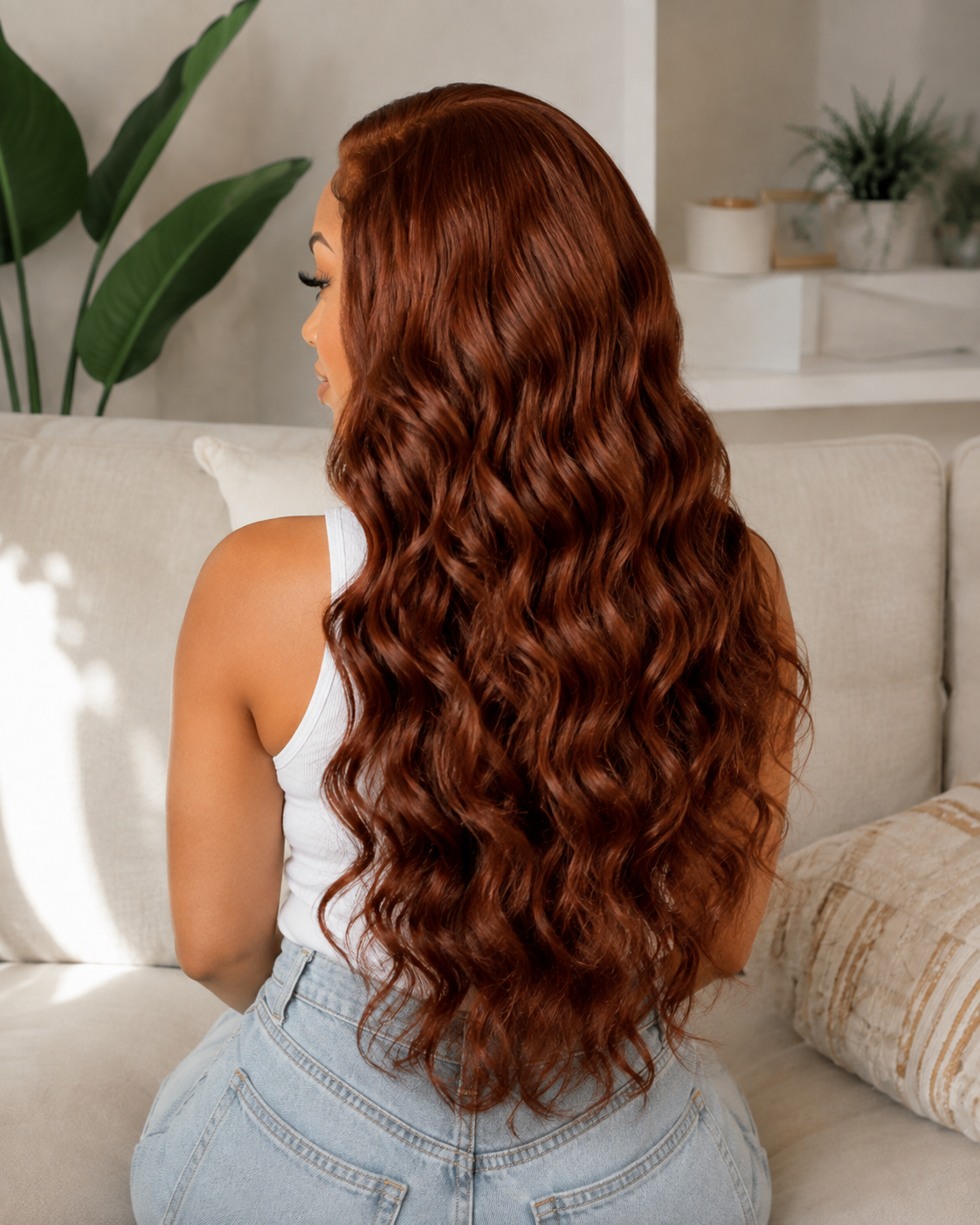 Glueless 11×6 HD Lace Chocolate Brown Body Wave Wig · UD14