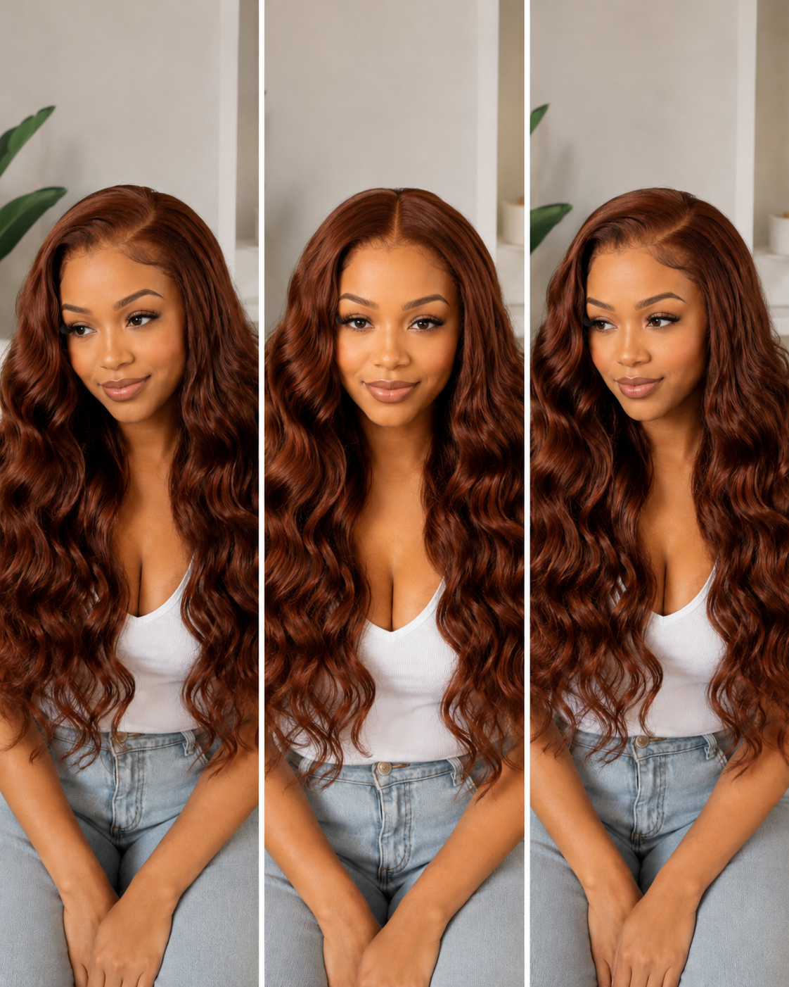 Glueless 11×6 HD Lace Chocolate Brown Body Wave Wig · UD14