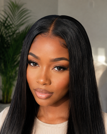 Glueless 11×6 HD Lace 42-Inch Natural Black Straight Wig · New38