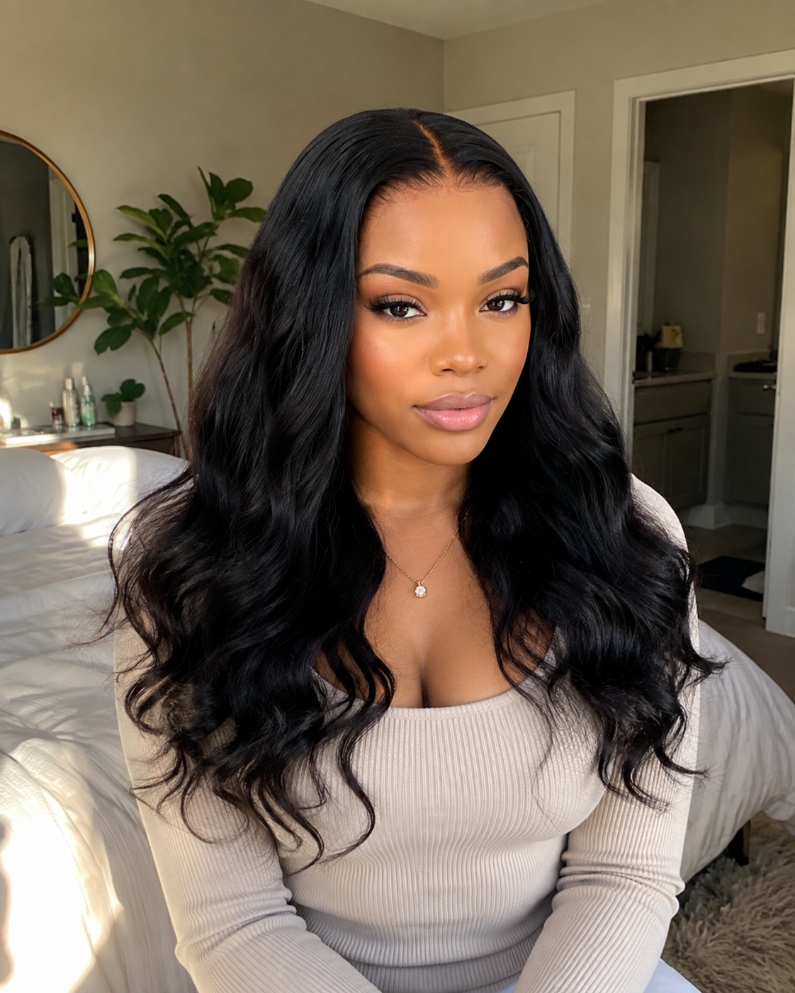 13×6 HD Lace Natural Black Body Wave Wig · New36
