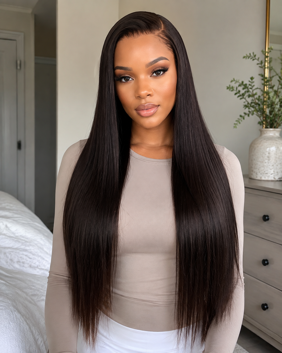 Glueless 11×6 HD Lace Silky Straight Wig · Color14