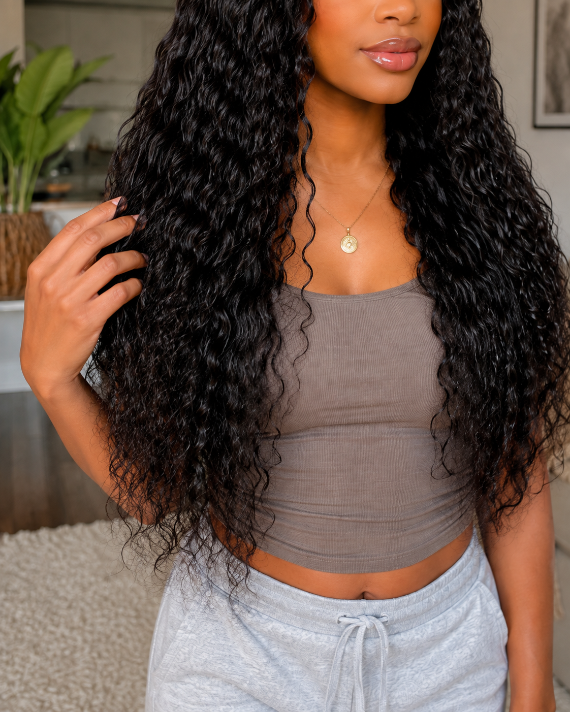 Glueless 11×6 HD Lace Water Wave Wig · New01