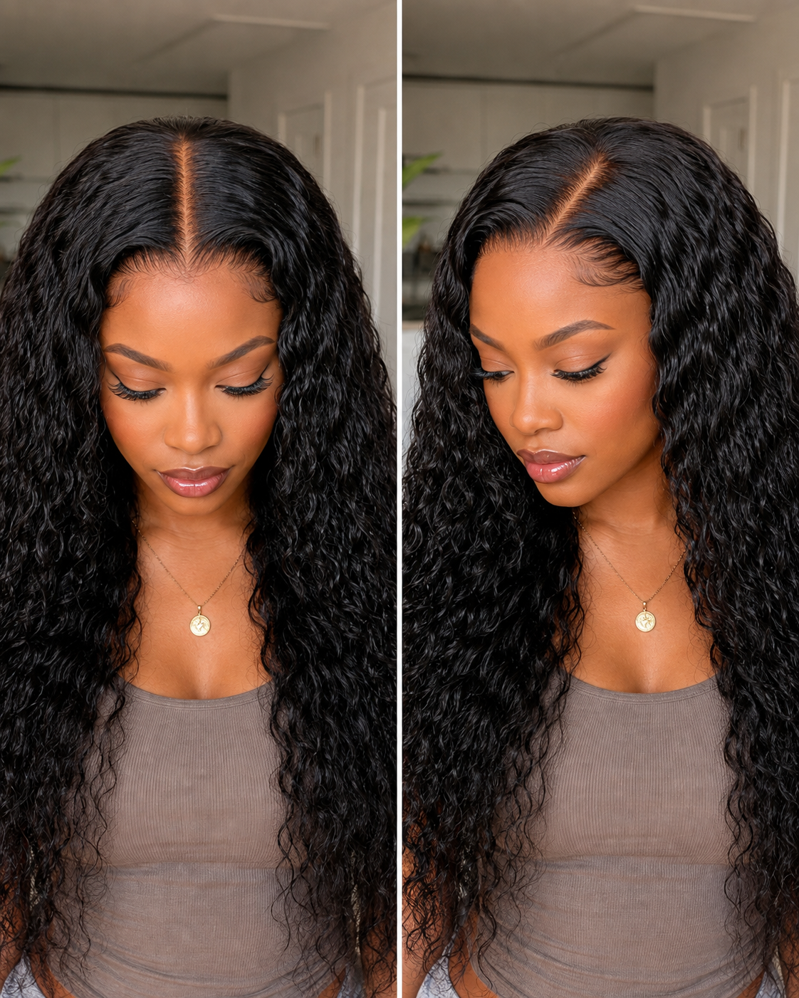 Lace and parting