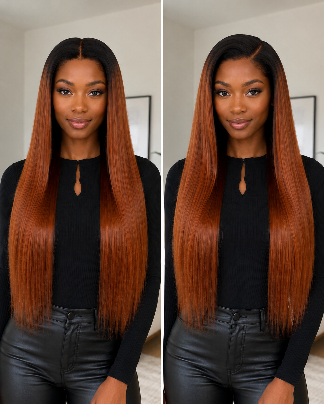 Lace and parting